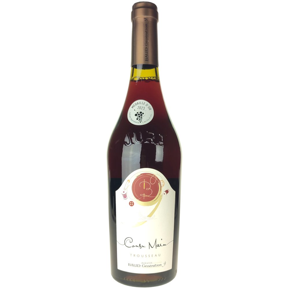 Côtes du Jura Trousseau Cousu Main 2023 Domaine Baud Génération